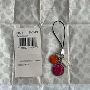 Coach Vibrant Charm Keychain